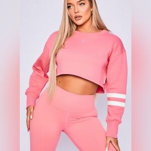 NWOT - Pink Cropped Sweatshirt